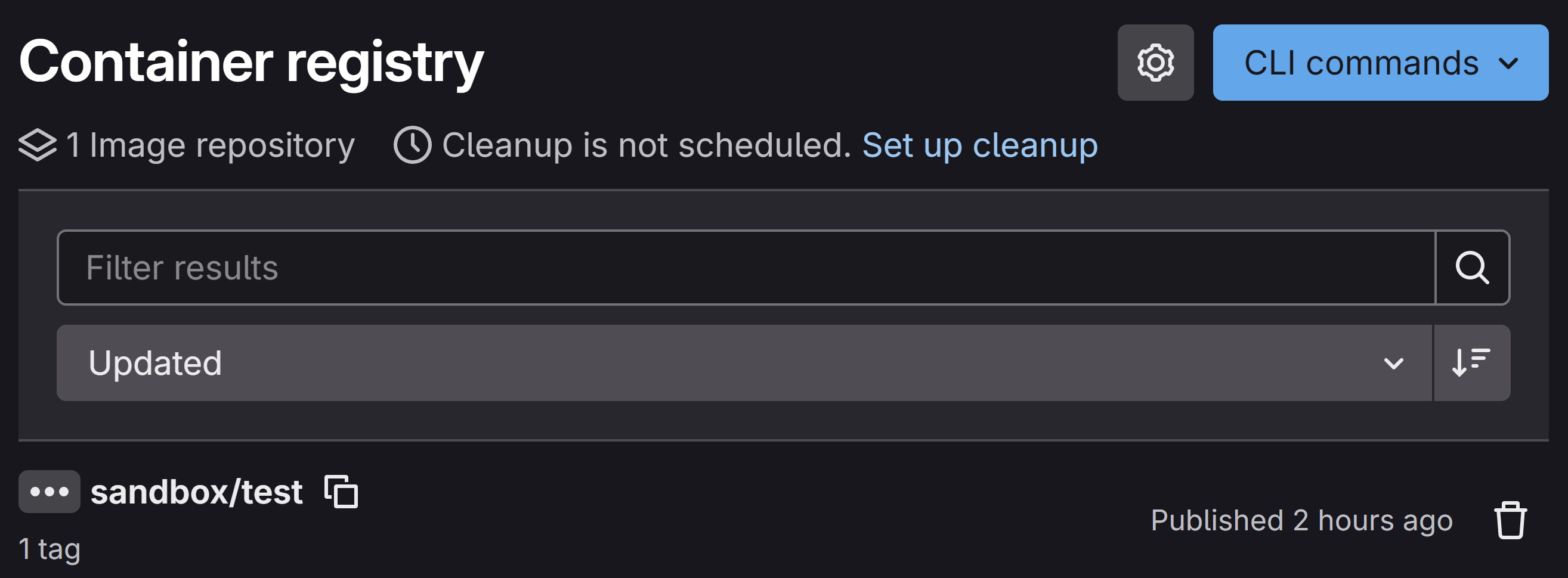 Data Lab Infra - Platform - Container Registry