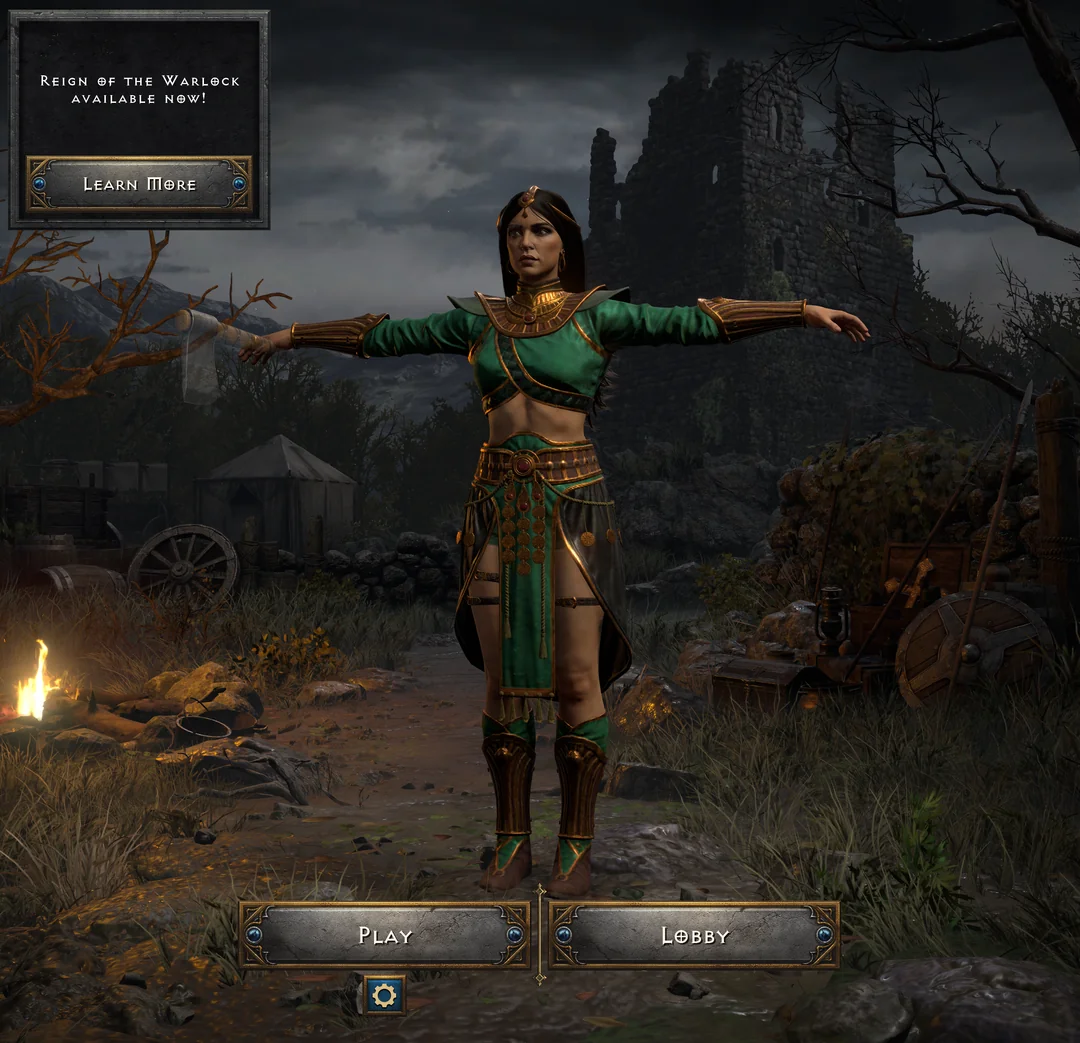 D2R: Bugged T-Pose Sorceress