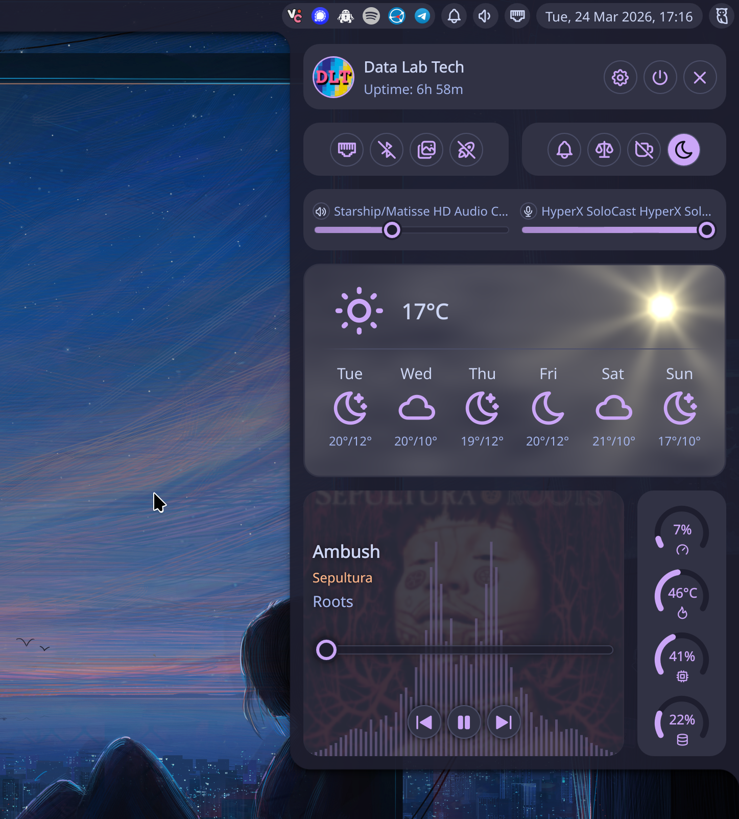 Noctalia Control Center