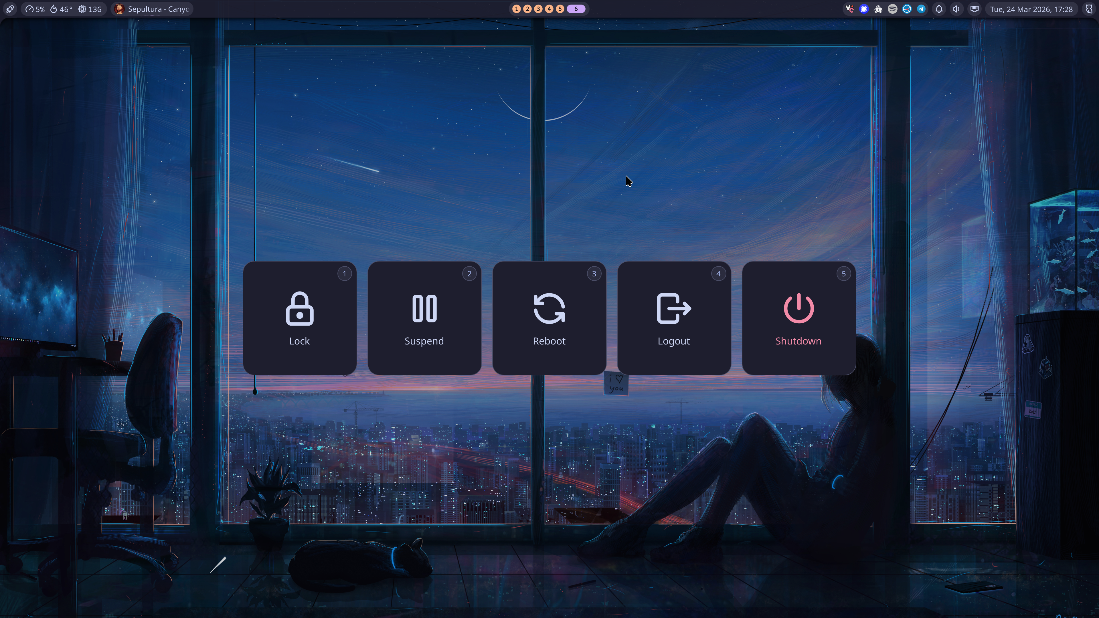 Noctalia Session Menu