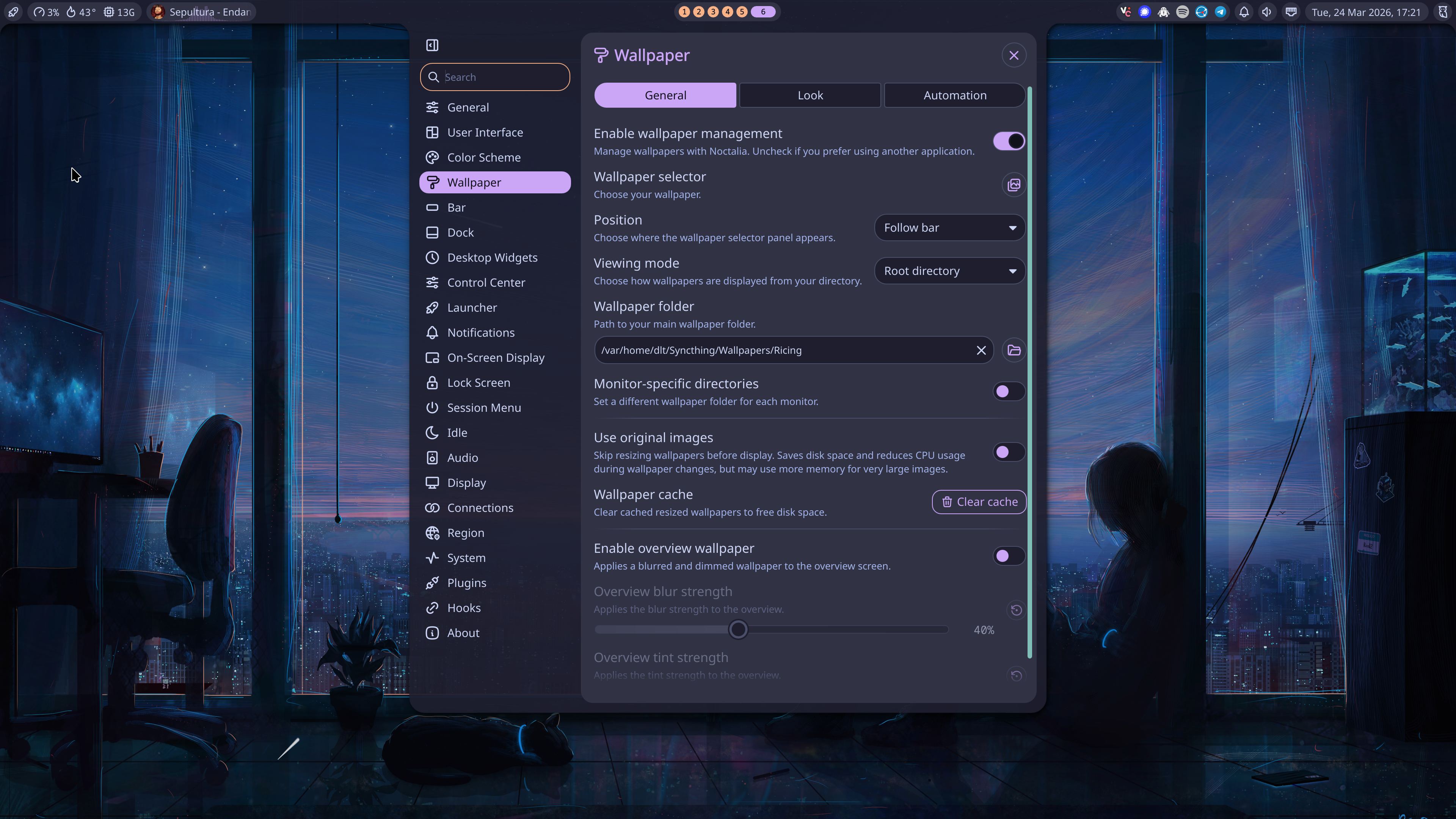 Noctalia Settings - Wallpaper